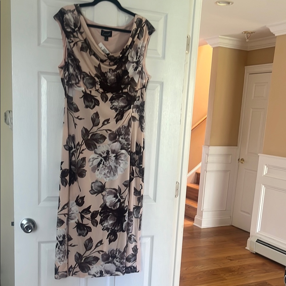 Floral Print Sleeveless Dress